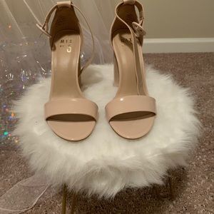 Beige High Heel Sandals only worn 1 time